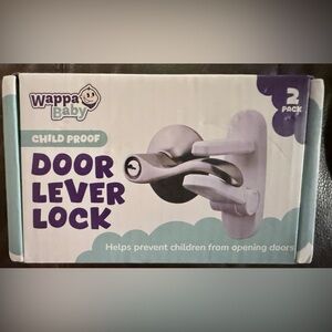 Wappa Baby Childproof Door Lever Lock Two Pack